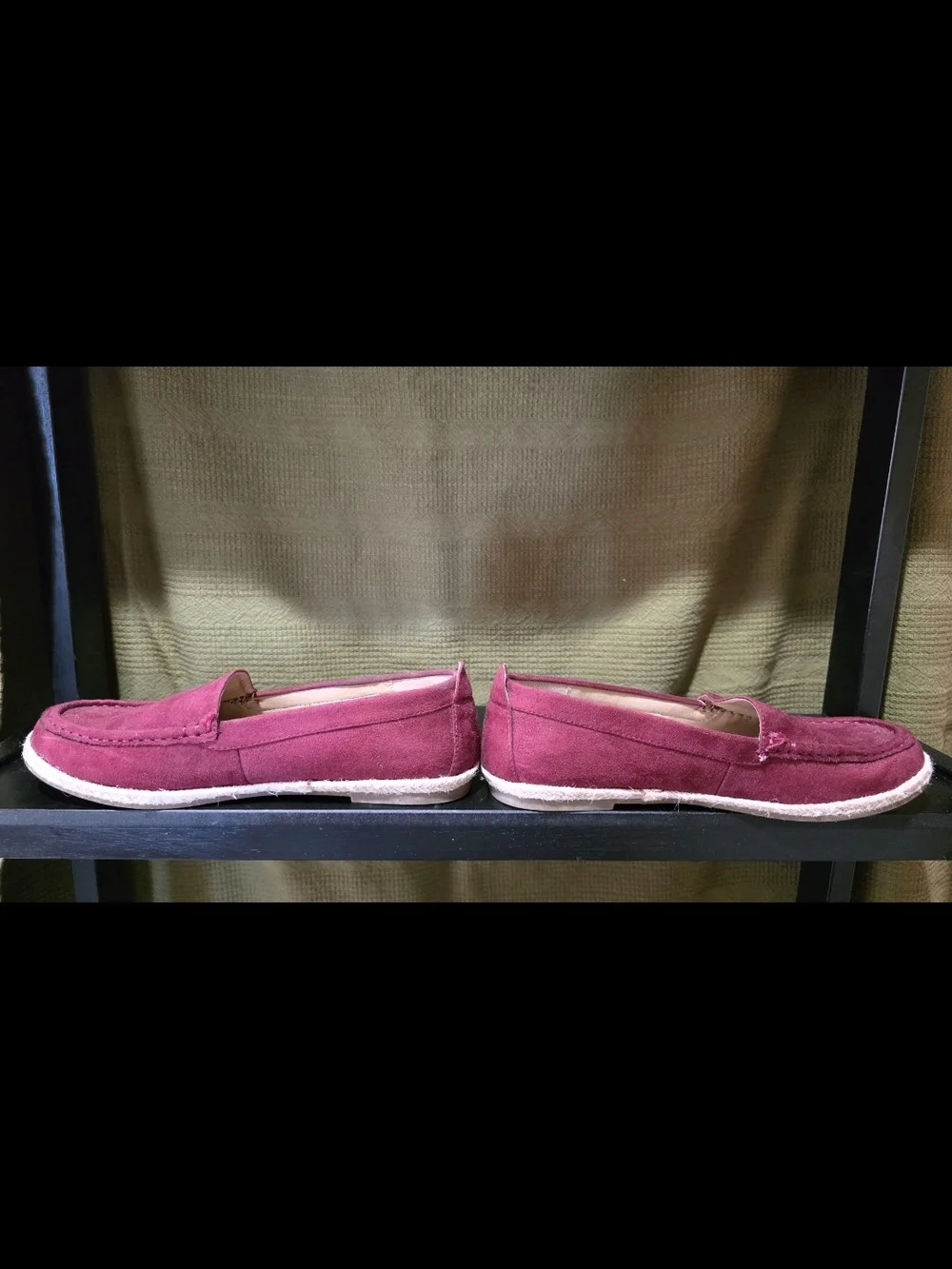 Journee Collection Burgundy Suede Loafers